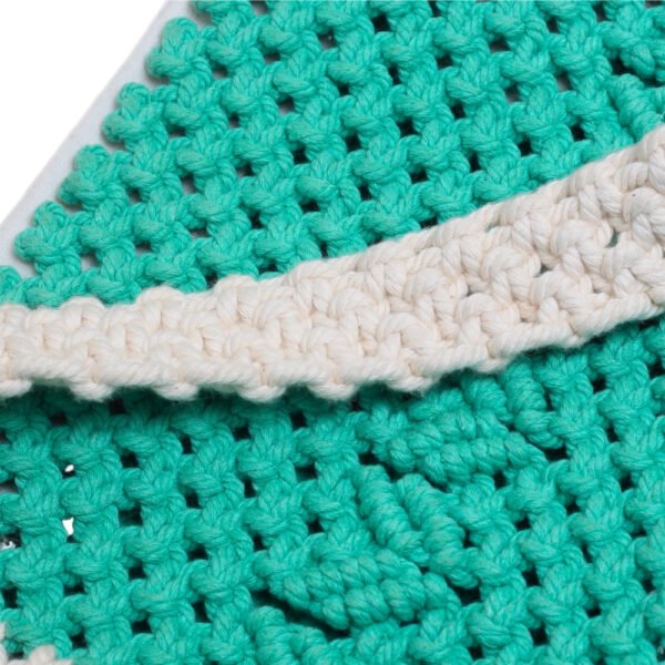 Sepia Shoulder Bag - Sea Green x Cotton