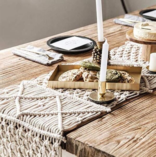 Macrame Table Runner