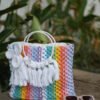 Garden Basket Bag - MultiPastels