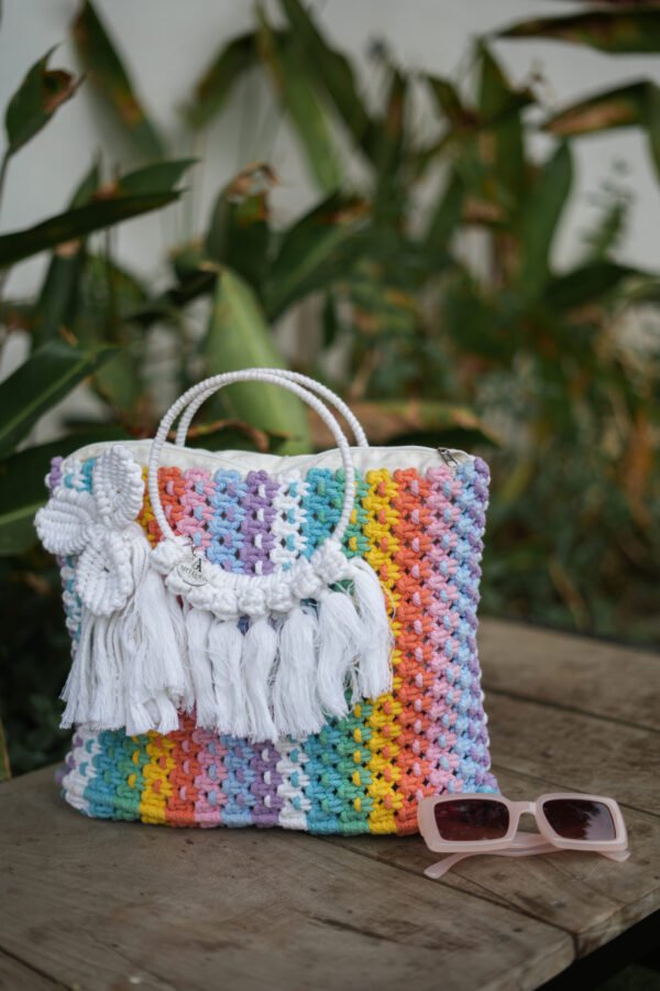 Garden Basket Bag - MultiPastels