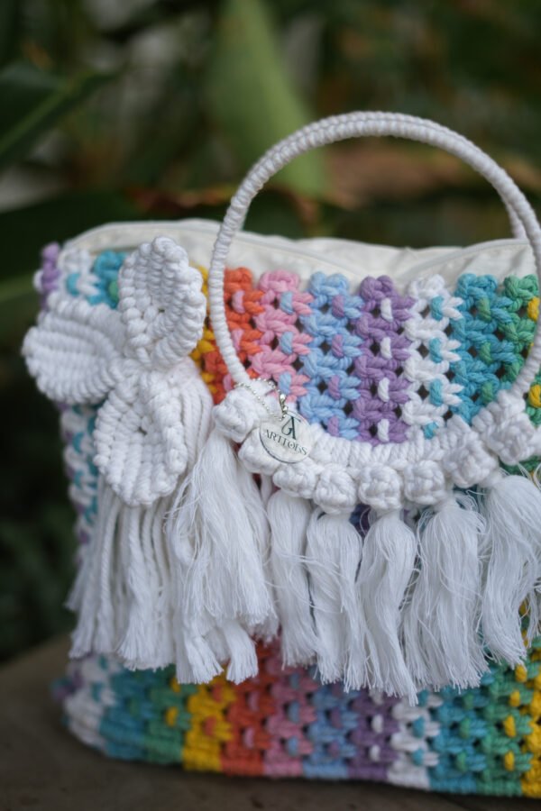 Garden Basket Bag - MultiPastels