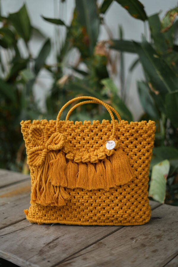 Garden Basket Bag - Golden