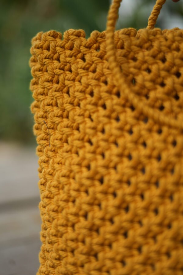 Garden Basket Bag - Golden