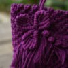 Garden Basket Bag - Purple