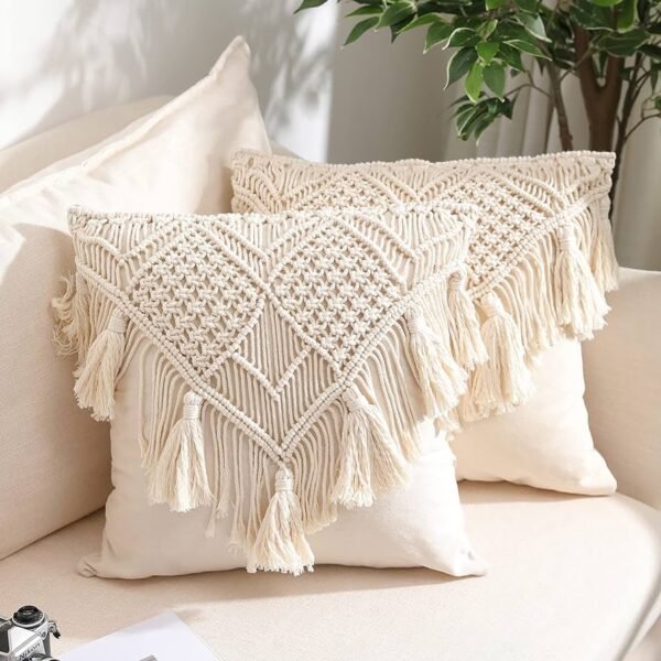 Macrame Square Pillow Cases